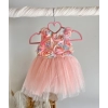 Βρεφικό φόρεμα με 3D λουλούδια “Stella”