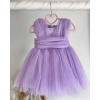 Φόρεμα βρεφικό “Thalia”  Μώβ