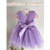 Φόρεμα βρεφικό “Thalia”  Μώβ - 2