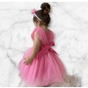 Φόρεμα βρεφικό “Thalia” φούξια - 5