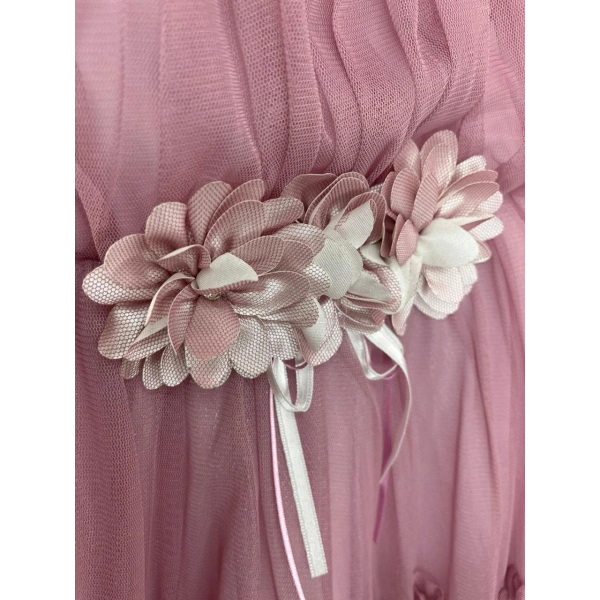 Φορεματάκι με λουλούδια και τσάντα - 2