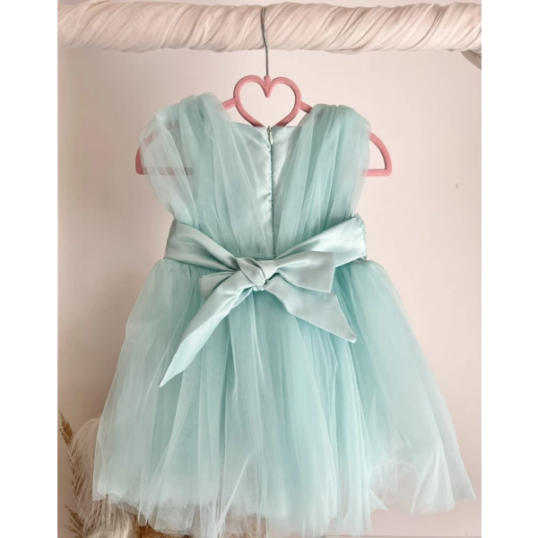 Φόρεμα παιδικό “Thalia” Aqua