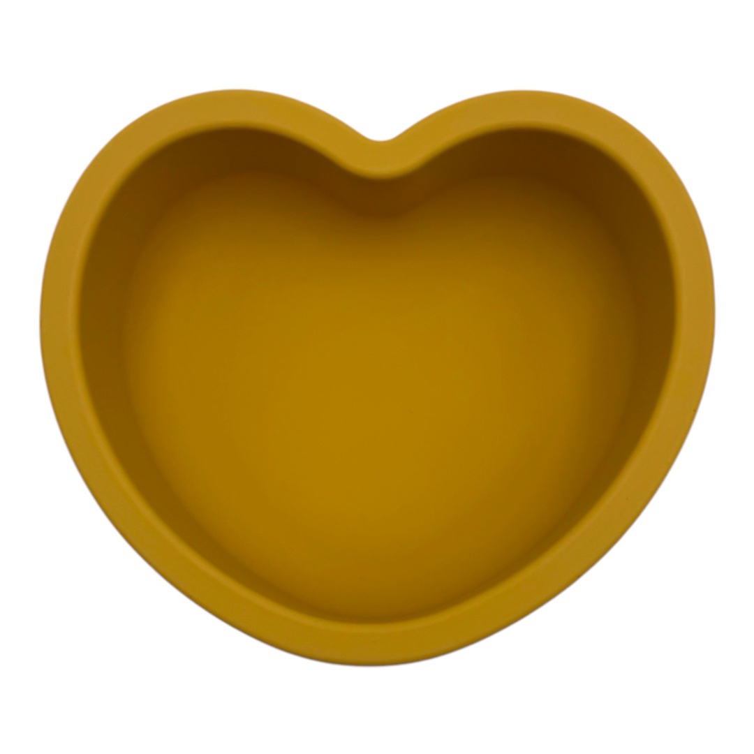 photoroom_20250219_194019 Heart Bowl – Μπολ σιλικόνης με βεντούζα μουσταρδί - Image 1