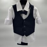 Παιδικό κοστούμι με σακάκι μπλέ “Theodore” - Image 2