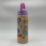 Happy Life- Kids Thermos 530ml – Shades of Pink - Image 5