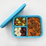 Smart Bento Box – Φαγητοδοχείο Σιλικόνης με 3 Αποσπώμενα Χωρίσματα – Starlight Blue 860ml - Image 2