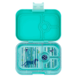 Yumbox Panino Φαγητοδοχείο με 4 χωρίσματα – Τιρκουάζ – Πάνθηρας