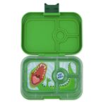 YUMBOX PANINO ΦΑΓΗΤΟΔΟΧΕΊΟ ΜΕ 4 ΧΩΡΊΣΜΑΤΑ – ΠΡΑΣΣΙΝΟ – ΔΕΙΝΌΣΑΥΡΟΣ