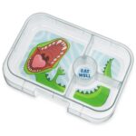 YUMBOX PANINO ΦΑΓΗΤΟΔΟΧΕΊΟ ΜΕ 4 ΧΩΡΊΣΜΑΤΑ – ΠΡΑΣΣΙΝΟ – ΔΕΙΝΌΣΑΥΡΟΣ - Image 6