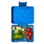Φαγητοδοχειο Yumbox SNACK με 3 χωρισματα – SURF BLUE / SHARK TRAY - Image 2