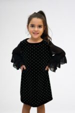 Βελούδινο φόρεμα full on strass Chief - Image 2
