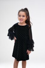 Βελούδινο φόρεμα full on strass Chief