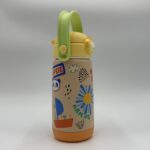 Happy Life- Kids Thermos 420ml – Shades of Yellow - Image 4