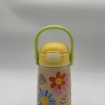 Happy Life- Kids Thermos 420ml – Shades of Yellow - Image 7