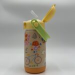 Happy Life- Kids Thermos 420ml – Shades of Yellow - Image 8