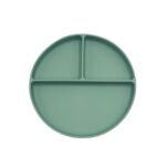 Classic Plate -Mint- Πιάτο σιλικόνης με βεντούζα και χωρίσματα