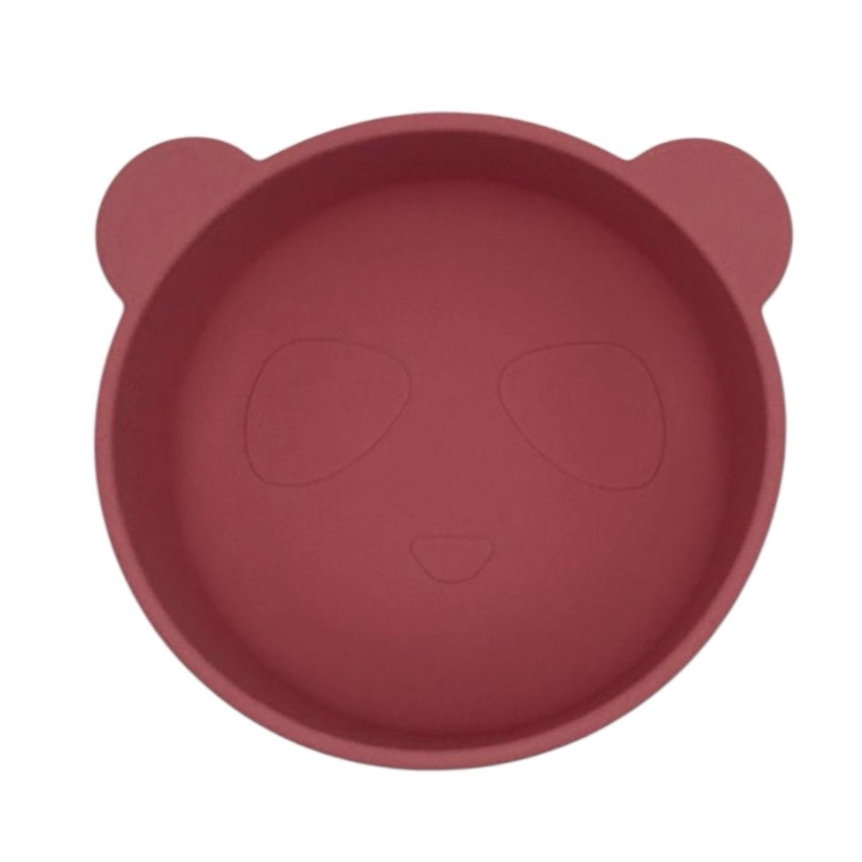 42efb8a8-8bb7-4a07-b991-a01038464e2e Peanut The Panda II – Dusty Pink – Μπολ σιλικόνης με βεντούζα - Image 1