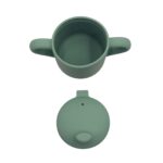 Sippy Cup II -Mint- Εκπαιδευτικό ποτηράκι σιλικόνης με στεγανό καπάκι - Image 3
