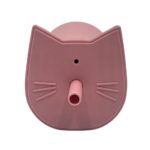 Simple Kitty II – Dusty Rose – Ποτηράκι σιλικόνης με στεγανό καπάκι & καλαμάκι
