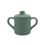 Sippy Cup II -Mint- Εκπαιδευτικό ποτηράκι σιλικόνης με στεγανό καπάκι