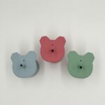 Poppy the Panda – Mint – Ποτηράκι σιλικόνης με στεγανό καπάκι & καλαμάκι - Image 2