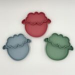 Sally The Sheep – Dusty Blue – Πιάτο σιλικόνης με βεντούζα και χωρίσματα - Image 3