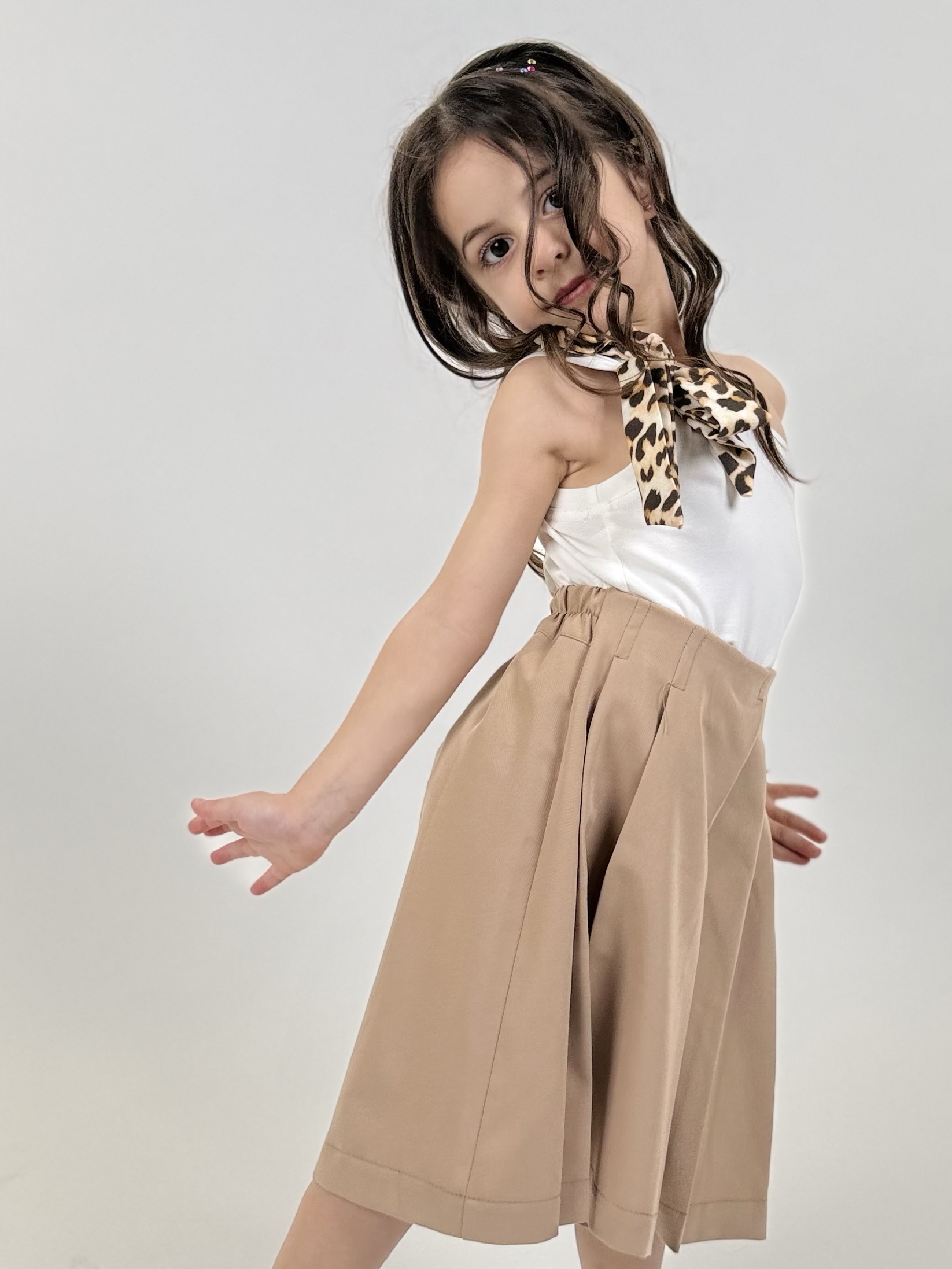 img_2807 Skort βερμούδα camel Sarah Chole - Image 1