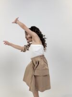 Skort βερμούδα camel Sarah Chole - Image 3
