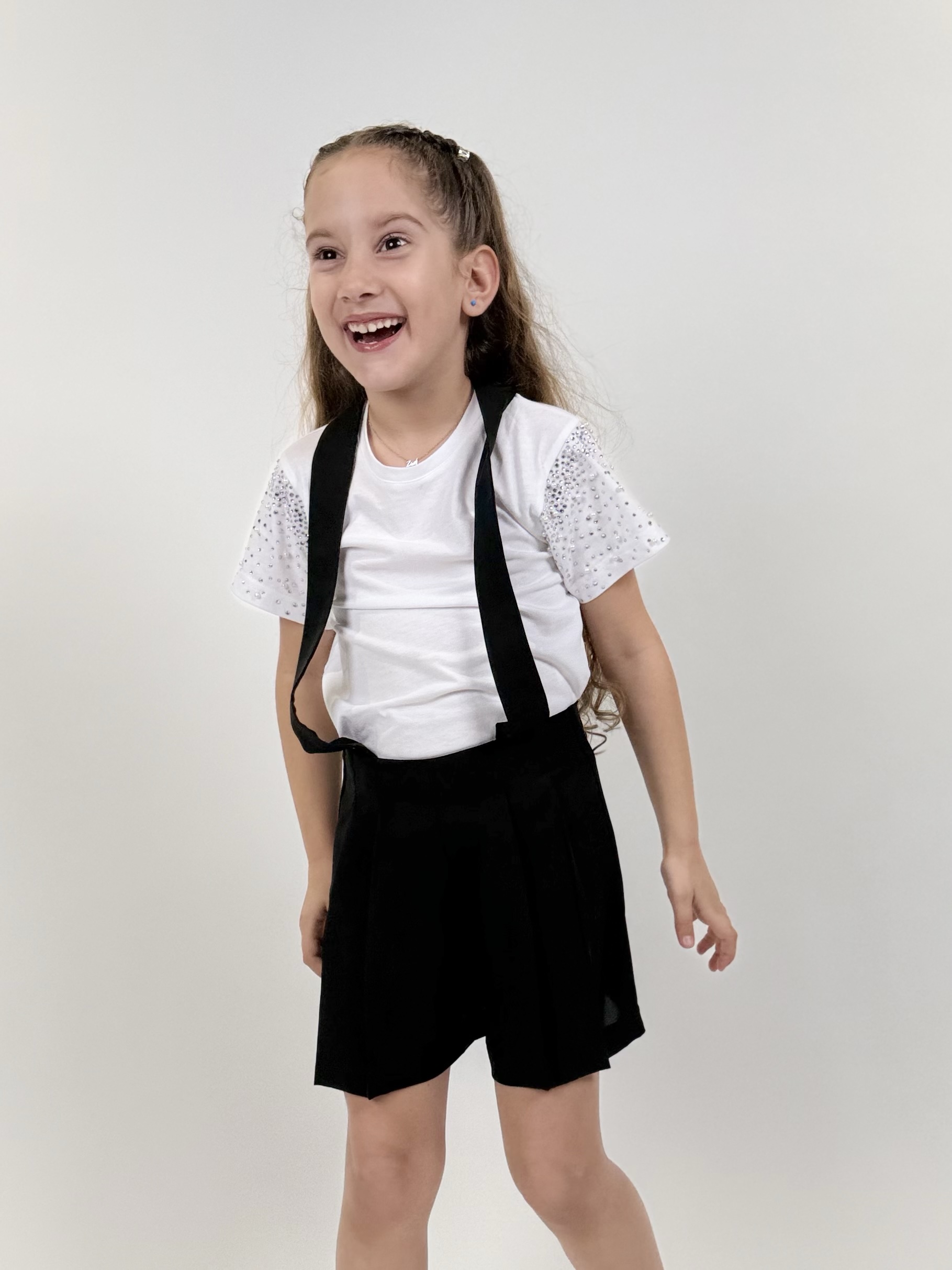 img_2874 Βαμβακερό τοπ με πέρλες και στράς Sarah Chole - Image 1