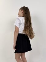 Βαμβακερό τοπ με πέρλες και στράς Sarah Chole - Image 2