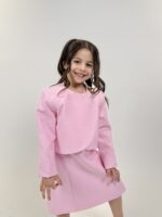 Παιδικό φόρεμα άλφα γραμμή baby pink Sarah Chole - Image 4