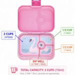 YUMBOX PANINO ΦΑΓΗΤΟΔΟΧΕΊΟ ΜΕ 4 ΧΩΡΊΣΜΑΤΑ – POWER PINK – ΚΎΚΝΟΣ - Image 6